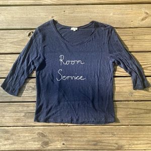 Rotten Roach ‘Room Service’ 100% Linen Slub Tee